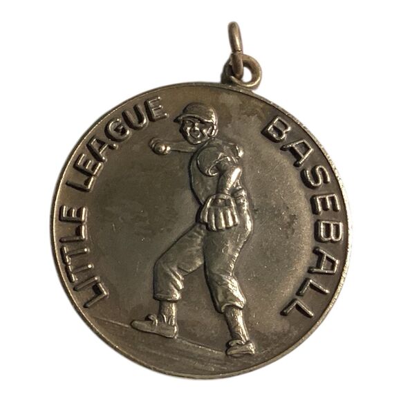 1950's original Little League Baseball Medal Medallion 1” - Picture 1 of 3